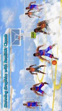 Flying Basketball Slam Dunks游戏截图1