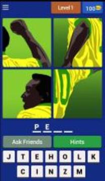 Guess Footballer Puzzle Pics游戏截图1