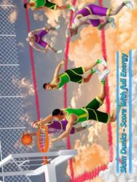 Flying Basketball Slam Dunks游戏截图2