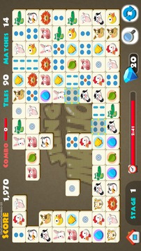 Jungle Mahjong : Connect 2游戏截图4