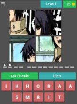 Quiz Uchiha Ninja Konoha游戏截图4