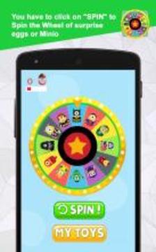 Wheel Of Surprise Eggs Superheros Banana游戏截图1