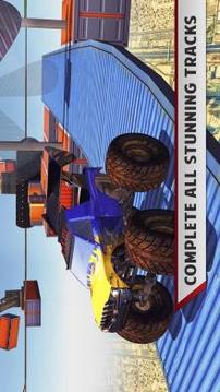 Monster Stunt Impossible Track Racing游戏截图1