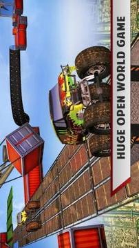 Monster Stunt Impossible Track Racing游戏截图3