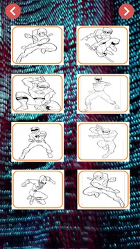 rangers coloring book游戏截图1
