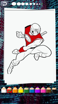 rangers coloring book游戏截图3