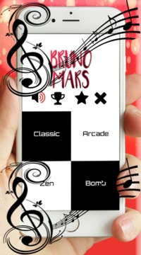 Bruno Mars Piano Tiles游戏截图1