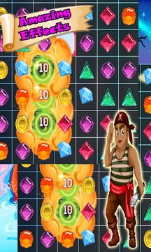 Pirate Jewels Quest Classic游戏截图4