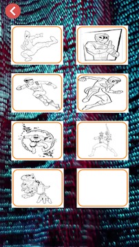 rangers coloring book游戏截图2