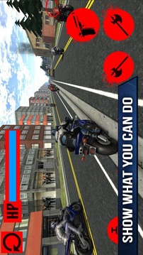 Police Moto Bike Robot Racing游戏截图3