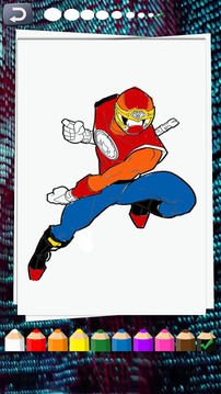 rangers coloring book游戏截图4