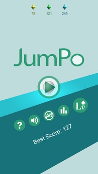 JumPo - 3D跳跳球游戏游戏截图1