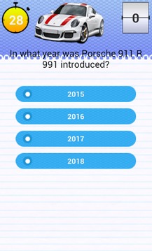 Quiz for Porsche 911 R Fans游戏截图3