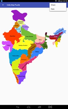 India Map Puzzle游戏截图2
