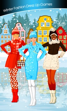Winter Fashion Dress Up Games游戏截图1