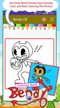 Bendy Coloring Book New游戏截图2