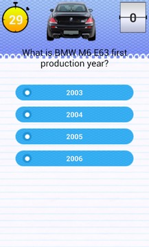 Quiz for E63 E64 BMW M6 Fans游戏截图3