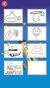 car and vehicle coloring book游戏截图3