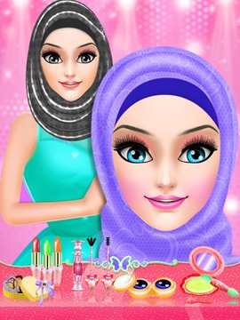 Hijab Wedding Makeup Dress Up游戏截图3