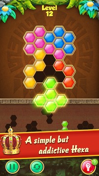 Hexa Block Puzzle Jewel游戏截图1