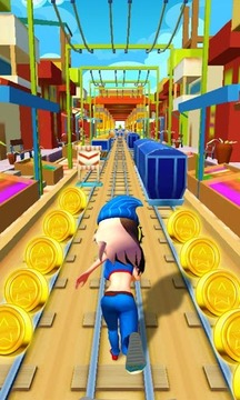 Subway Train Rush Run游戏截图1