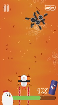 Rocket the Chicken Lite游戏截图3