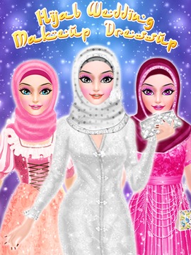 Hijab Wedding Makeup Dress Up游戏截图1