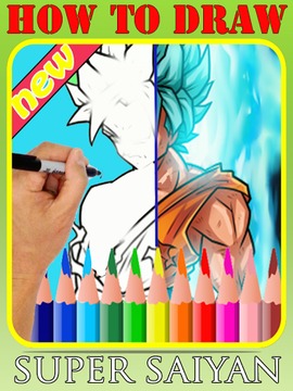 how to draw super saiyan god游戏截图5