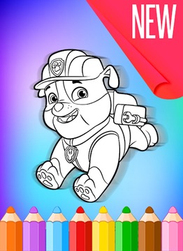 How To Color Paw Patrol游戏截图4