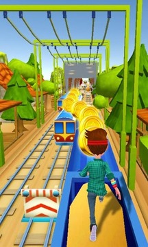 Subway Train Rush Run游戏截图3