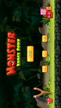 Slingshot Knockdown Monster游戏截图1