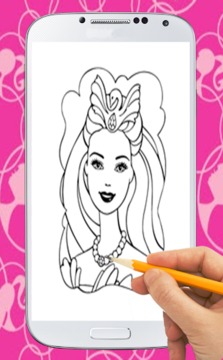 Coloring Book For Barbie游戏截图1