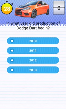 Quiz for Dodge Dart Fans游戏截图3