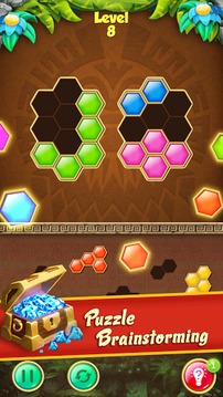 Hexa Block Puzzle Jewel游戏截图2