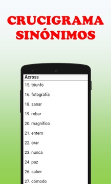 Crucigrama Sinónimos游戏截图3