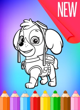 How To Color Paw Patrol游戏截图3