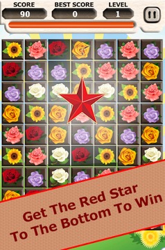Flowers Crush - Match 3 Mania游戏截图5