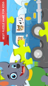 PAW Puppy Car Puzzle游戏截图1