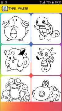 Coloring Pages for Pokem游戏截图4