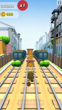 Turtle Subway-Ninja Surf游戏截图2