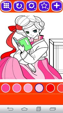 Coloring Princess Girls-Book游戏截图2
