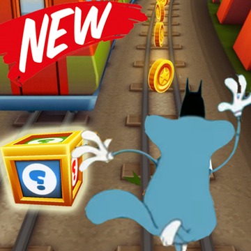 Subway Oggy Surfer Game游戏截图4