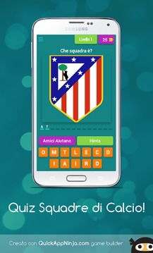 Quiz Squadre di Calcio!游戏截图1