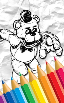 Coloring Book for Five Night游戏截图1