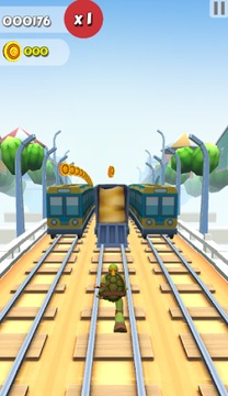 Turtle Subway-Ninja Surf游戏截图3