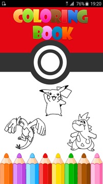 Coloring Pages for Pokem游戏截图1