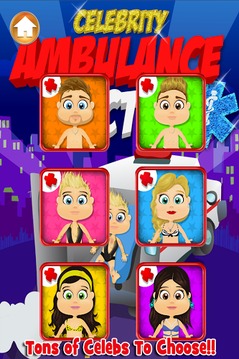 Celebrity Ambulance Kids EMT游戏截图3