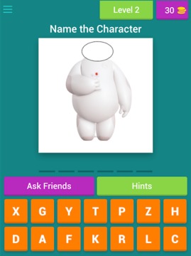 Cartoon Character Movie Quiz游戏截图3