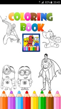 Cartoons Coloring Pages游戏截图1