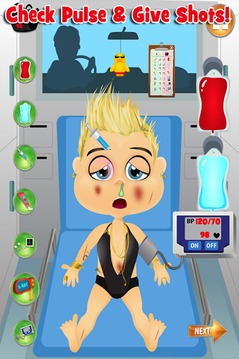 Celebrity Ambulance Kids EMT游戏截图2